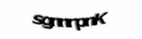Security check image, please type the characters shown